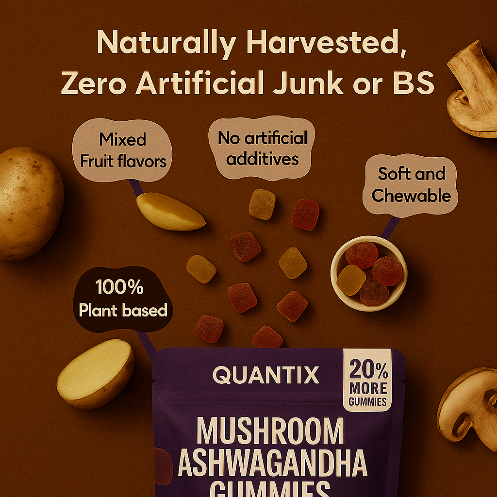 Quantix™ Mushroom Ashwagandha Gummies