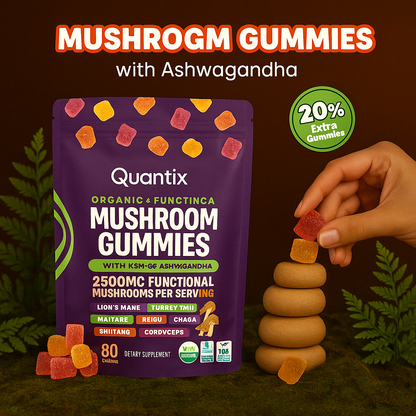 Quantix™ Mushroom Ashwagandha Gummies