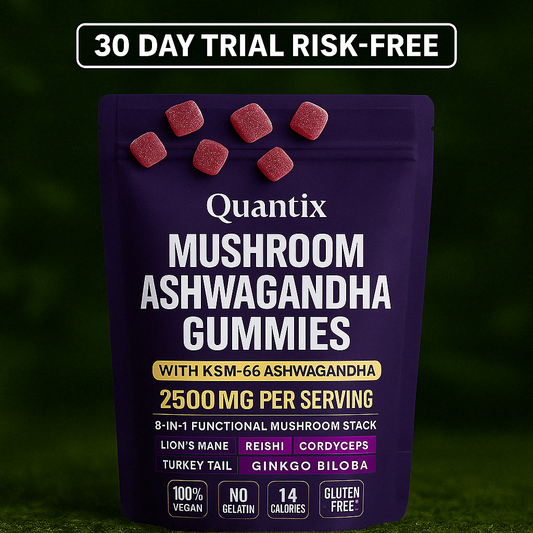Quantix™ Mushroom Ashwagandha Gummies